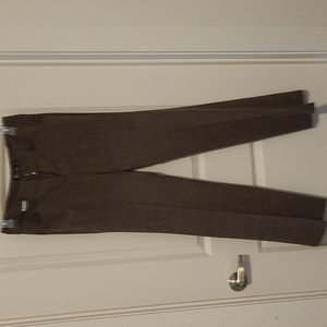 Brown plaid dress pants